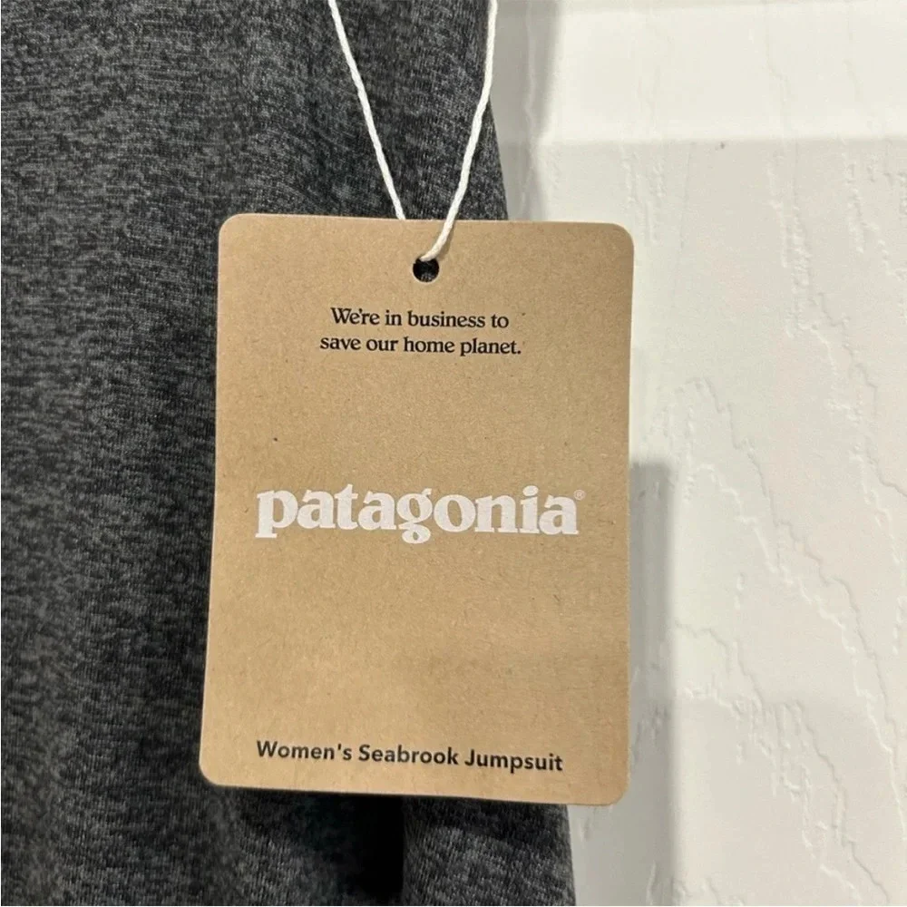 Patagonia Women’s S Small Seabrook Jumpsuit Ink Black NWT Romper